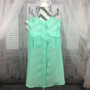 J Crew Factory Draped Pocket Tank Size 10